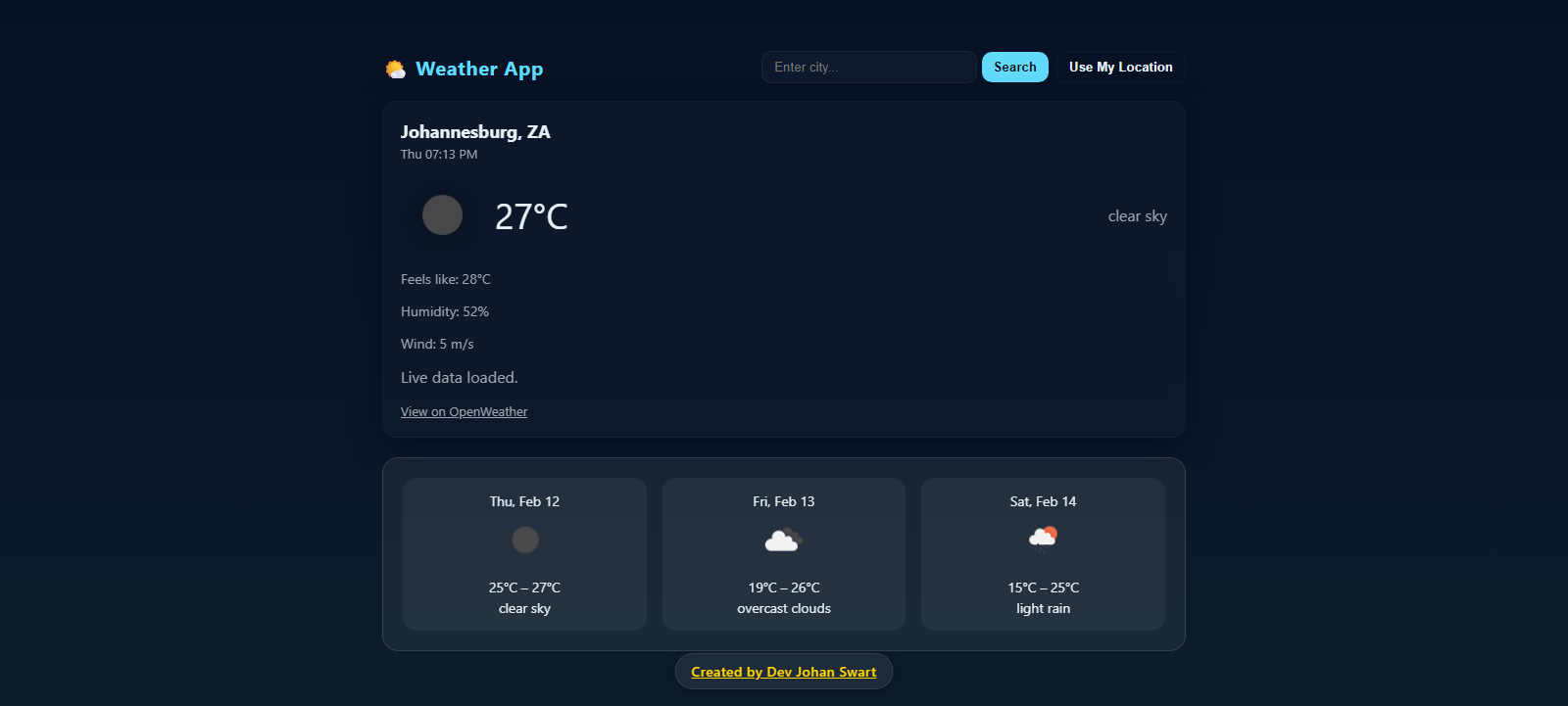 Weather App