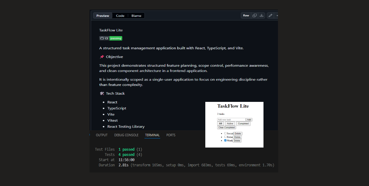 TaskFlow Screenshot